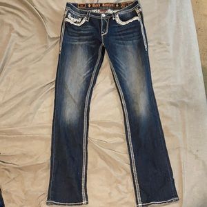 Rock Revival Jeans(Dark blue fad, waist 31, length 34)